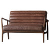 Seville Mid-Century 2-Seater Leather Sofa