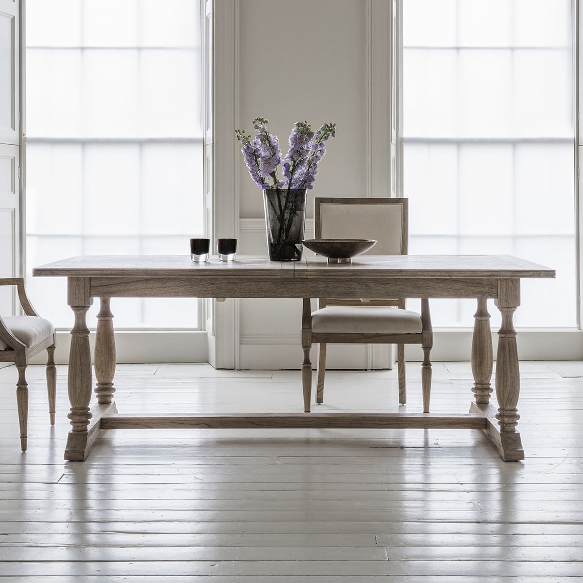 Soma Parquet Extendable Dining Table