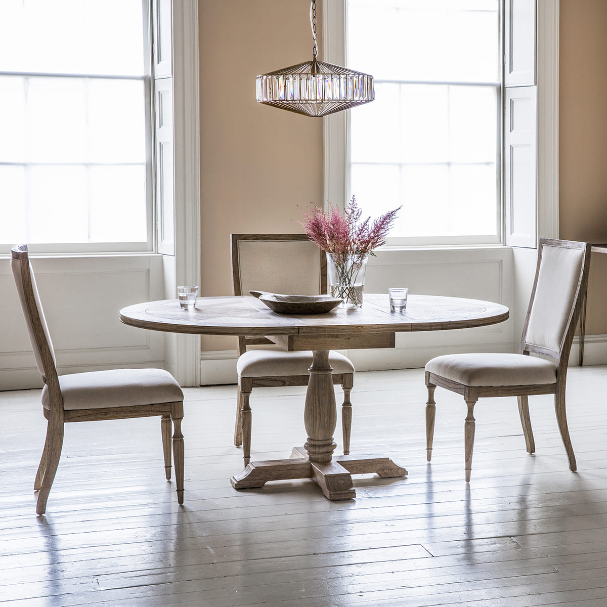 Soma Parquet Extendable Dining Table