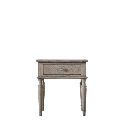 Soma Single-Drawer Rustic Bedside Table