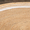 Striped Circular Jute Rug 150cm or 200cm