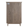 Takumi Mindi Wood and Cane 2-Door Tall Cabinet | Natural
