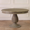 Pura Interiors Handcrafted Acorn Pedestal Dining Table | Round