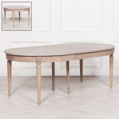 Pura Interiors Margaux Extendable Dining Table | 100cm (200cm)