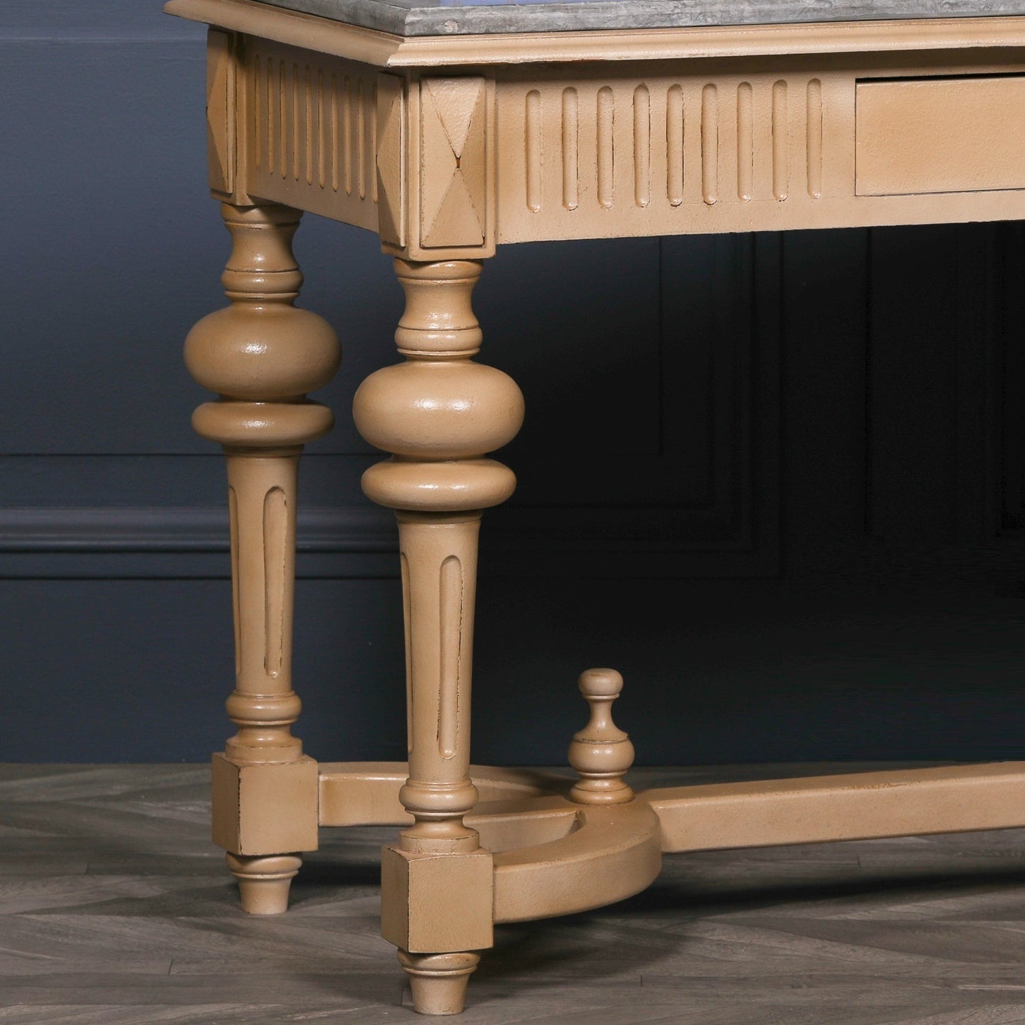 Stone Marble Top Console Table 123cm