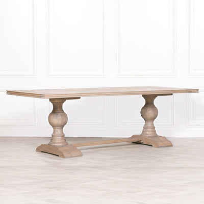 Savannah White Cedar Rustic Dining Table 240cm | Rectangular