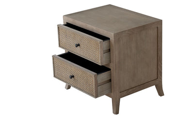 DI Designs Witley Bedside Table | Grey Aged Oak