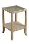 Rustic Witley Side Table | Grey Aged Oak