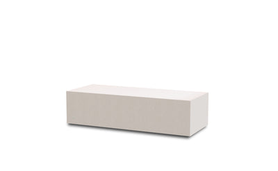 Blinde Design Rectangular Block Concrete Coffee Tables