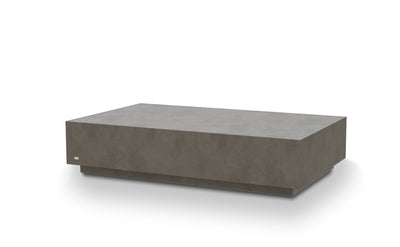 Blinde Design Rectangular Block Concrete Coffee Tables