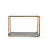 Elmley Console Table with Faux Shagreen Base 120cm