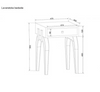 DI Designs Laverstoke Bedside Table | White
