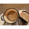 Set of 2 Premium Rattan Weave Baskets