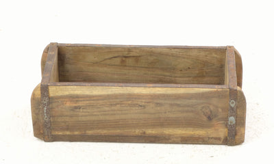 Vintage Wooden Brick Mould Storage Box