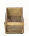 Vintage Wooden Brick Mould Storage Box